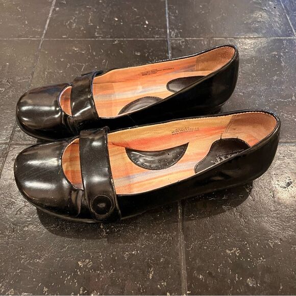 Born Patent Leather Mary Jane Ballet Flats 8.5M - Picture 4 of 6